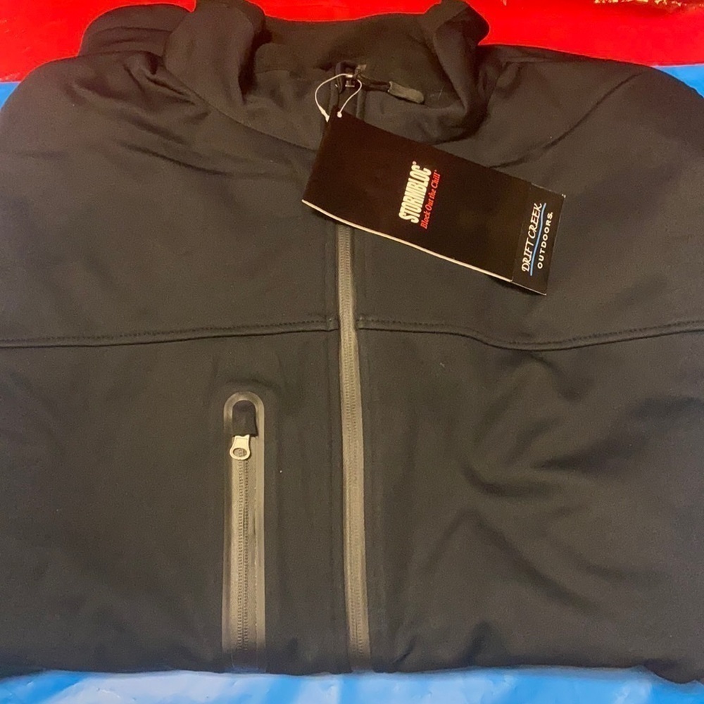 1X Driftcreek Outdoors Black Jacket Gorpcore Camping Fall Wind Resistant